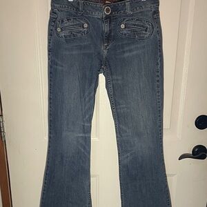 Candie's Flare Wide Leg Blue Jeans